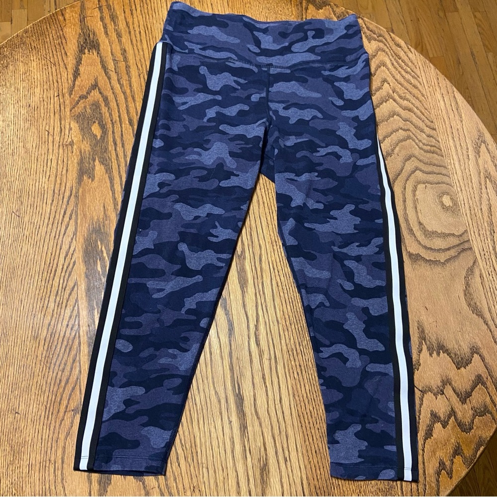 Calvin Klein Performance Dark Blue Camouflage Leggings